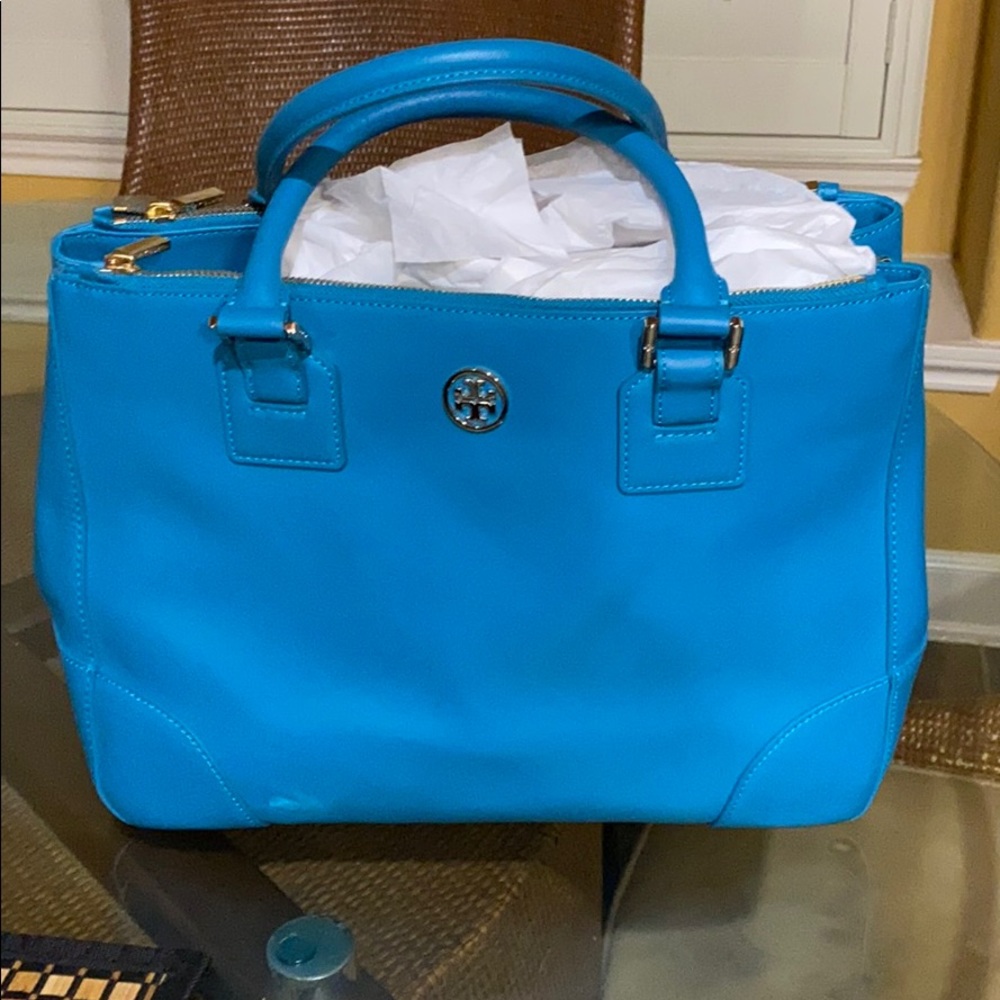 Tory Burch Robinson Double zipper tote